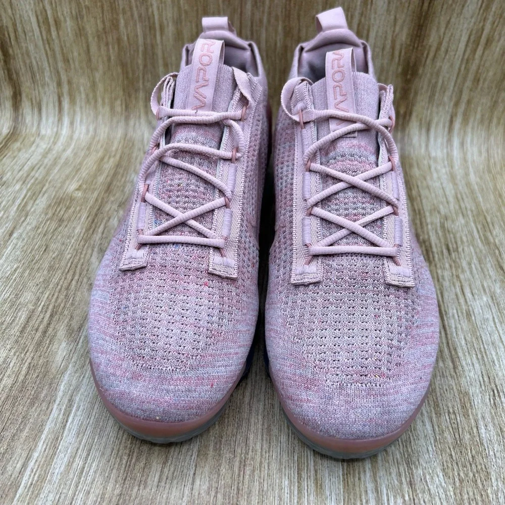 Nike Air VaporMax 2021 Flyknit Mens 10 Womens 11.5 Pink Oxford Rose DJ9975-600 - Picture 2 of 10